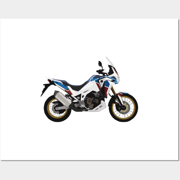 Motorcycle Honda CRF1100L Africa Twin Wall Art by WiredDesigns